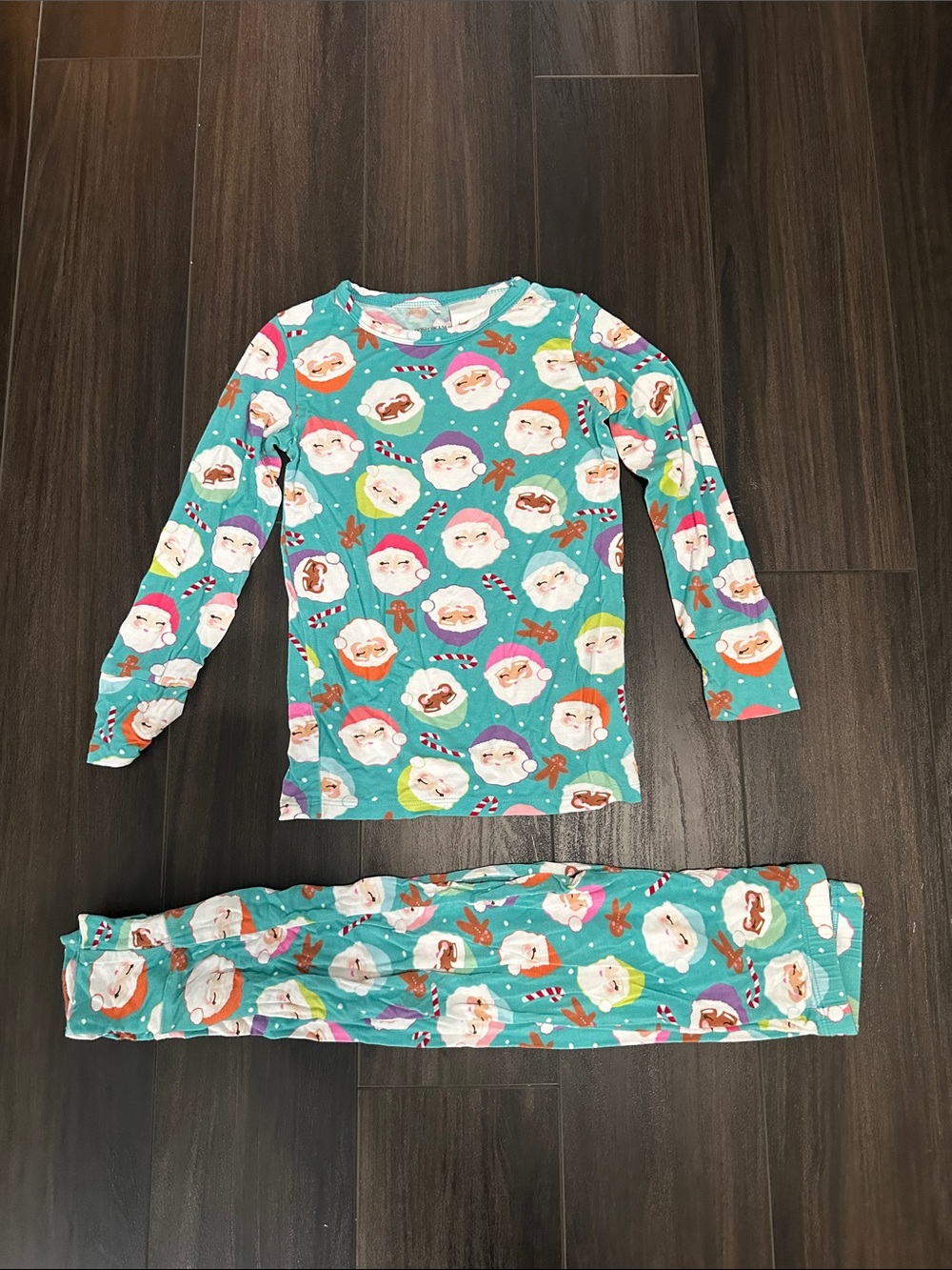 Posh Peanut Glitterville Papa Noel Pajamas - Size 5T